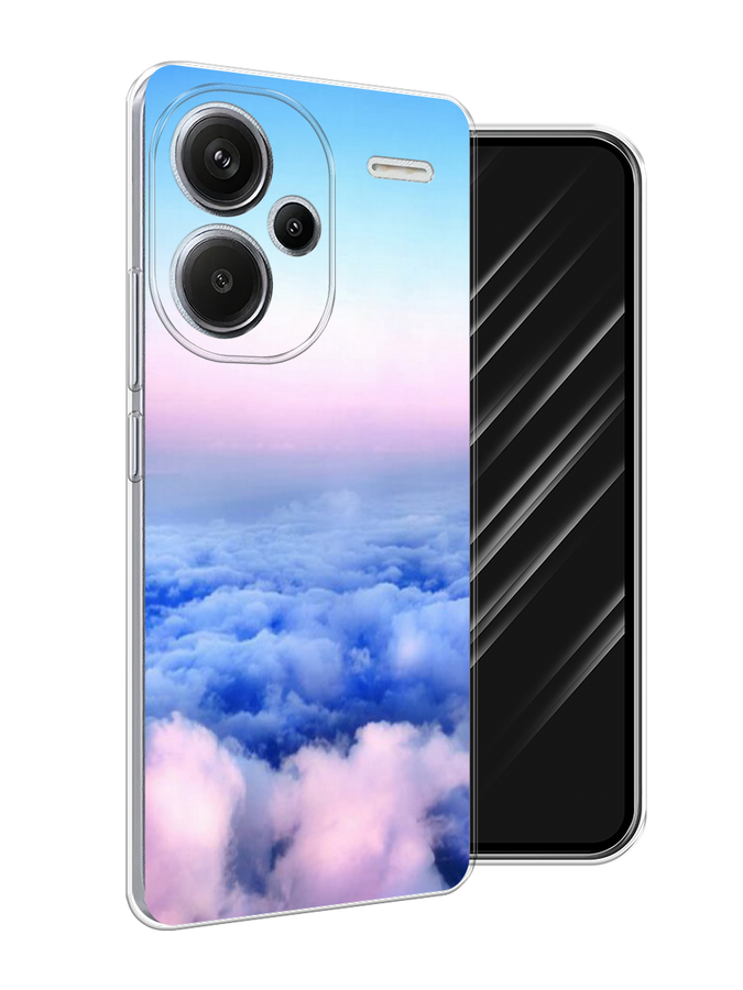

Чехол Awog на Redmi Note 13 Pro+ "Облака", Голубой;розовый;бирюзовый, 320250-1
