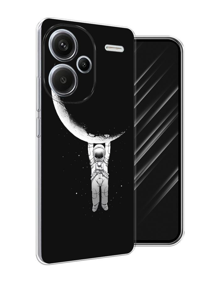 

Чехол Awog на Redmi Note 13 Pro+ "Космонавт", Белый;черный, 320250-1