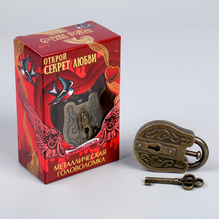 

Головоломки Puzzle металлическая Открой секрет любви ключ, металлическая "Открой секрет любви" ключ