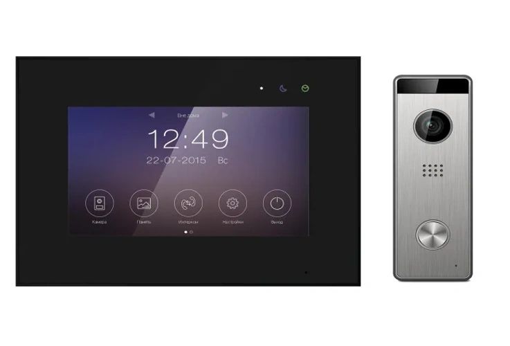 Комплект видеодомофона Tantos Marilyn HD Wi-Fi IPS (черный) и Triniti HD