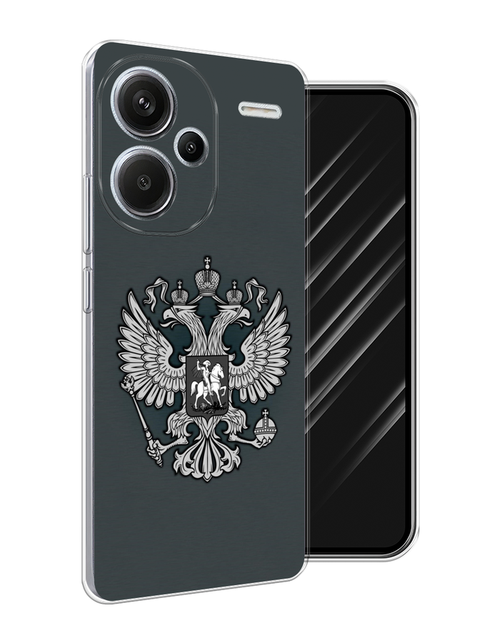 

Чехол Awog на Redmi Note 13 Pro+ "Герб России серый", 320250-1