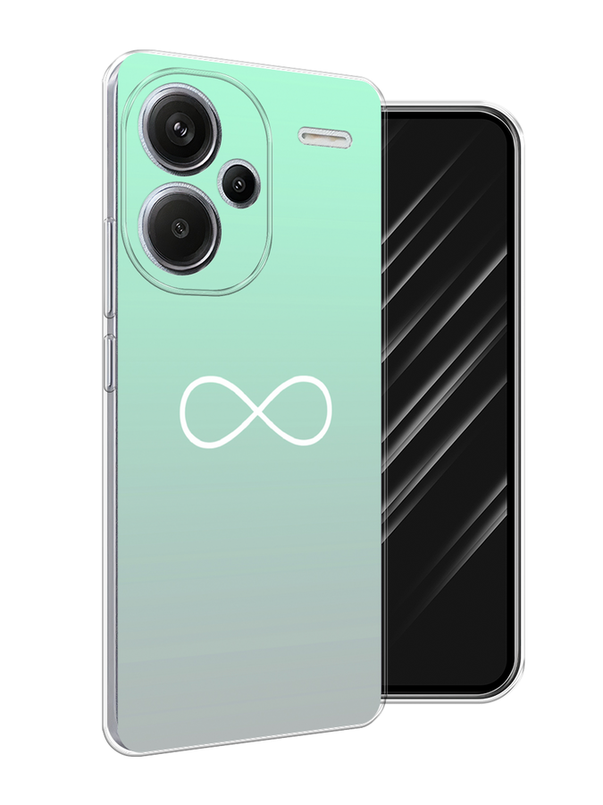 

Чехол Awog на Redmi Note 13 Pro+ "Бесконечность от Тиффани", Бирюзовый, 320250-1