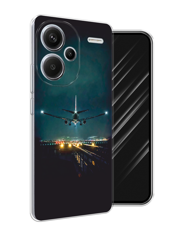 

Чехол Awog на Redmi Note 13 Pro+ "Ночной рейс", Черный, 320250-1