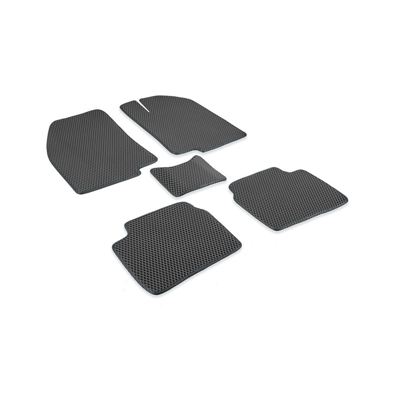 

Комплект ковриков в салон ЭВА CellMat Тойота Краун XI 173, серый, Crown