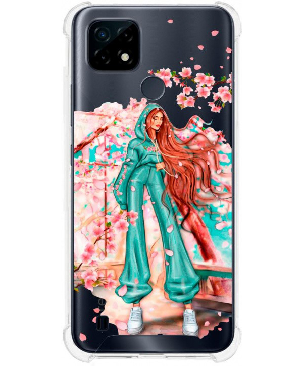 

Клип-кейс Gresso Космо Весна для Realme C21 (с рисунком), Космо Весна для Realme C21 (с рисунком)