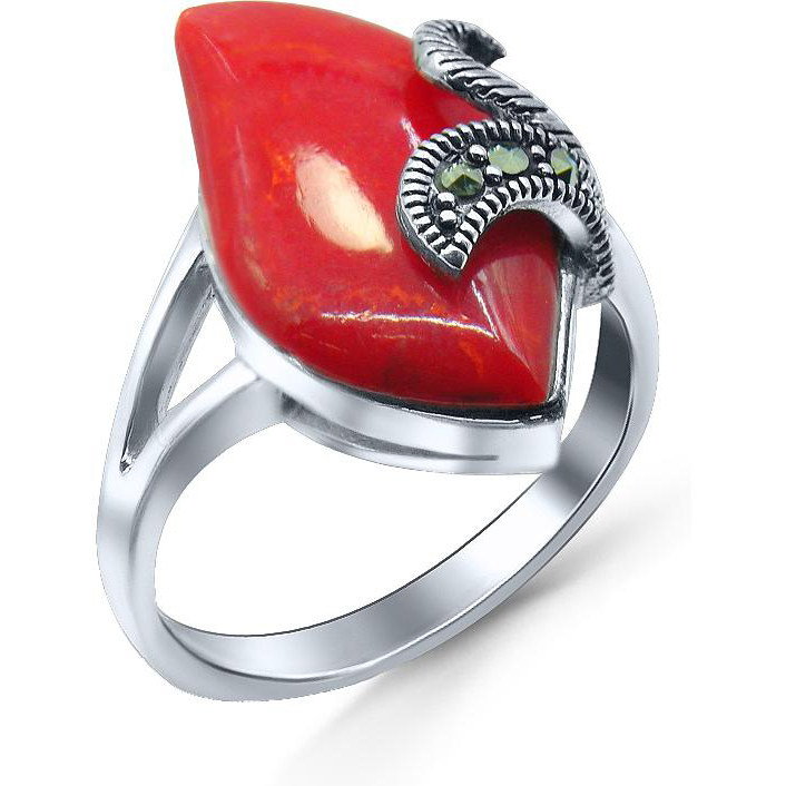 

Кольцо из серебра с марказитом р. 19 Silver Wings 210665-39, 210665-39