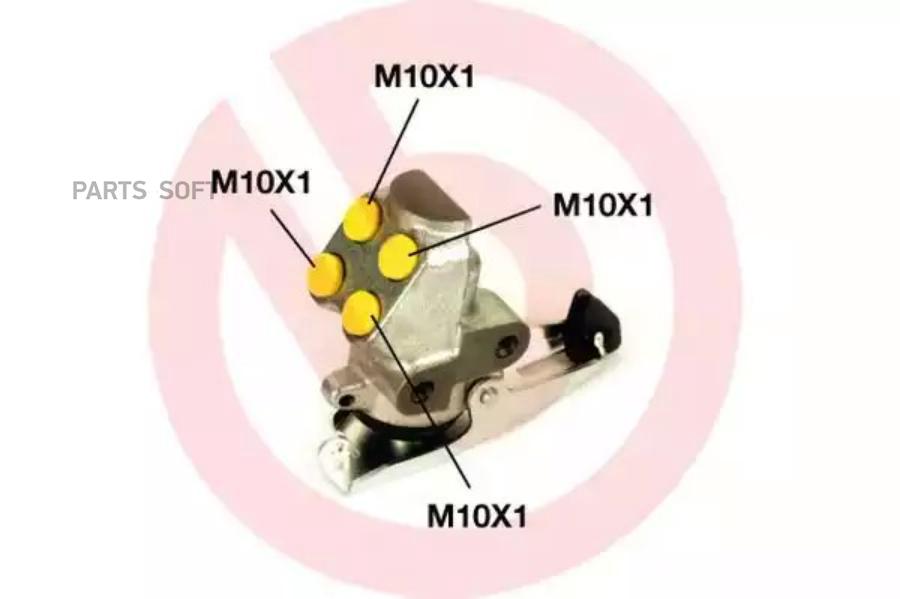 

BREMBO Регулятор тормозных сил SEAT TOLEDO I (1L) 01/91-10/99 / VW CORRADO (53I) 08/87-12/