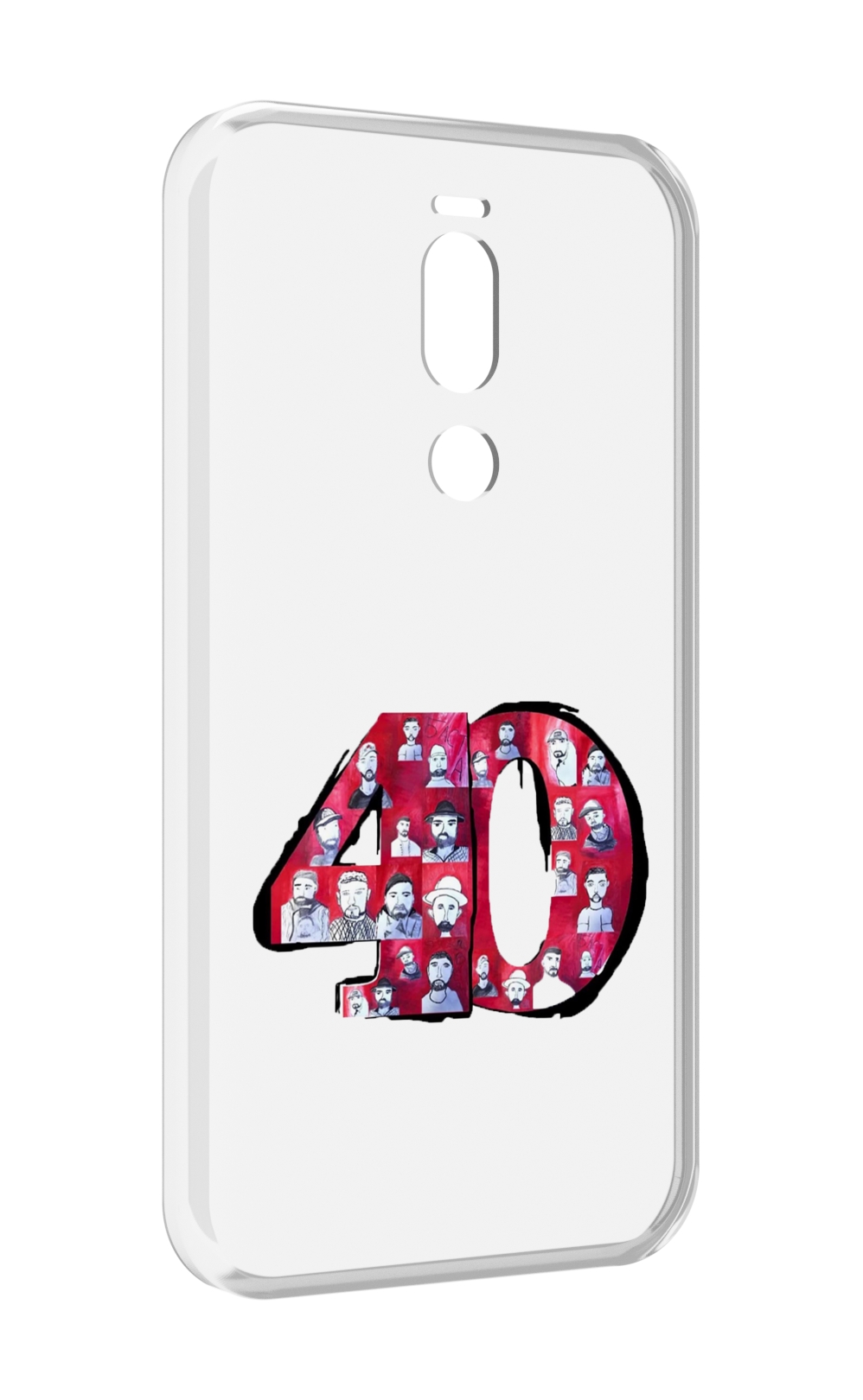 

Чехол Mypads Баста 40 Для Meizu X8, Прозрачный, Tocco