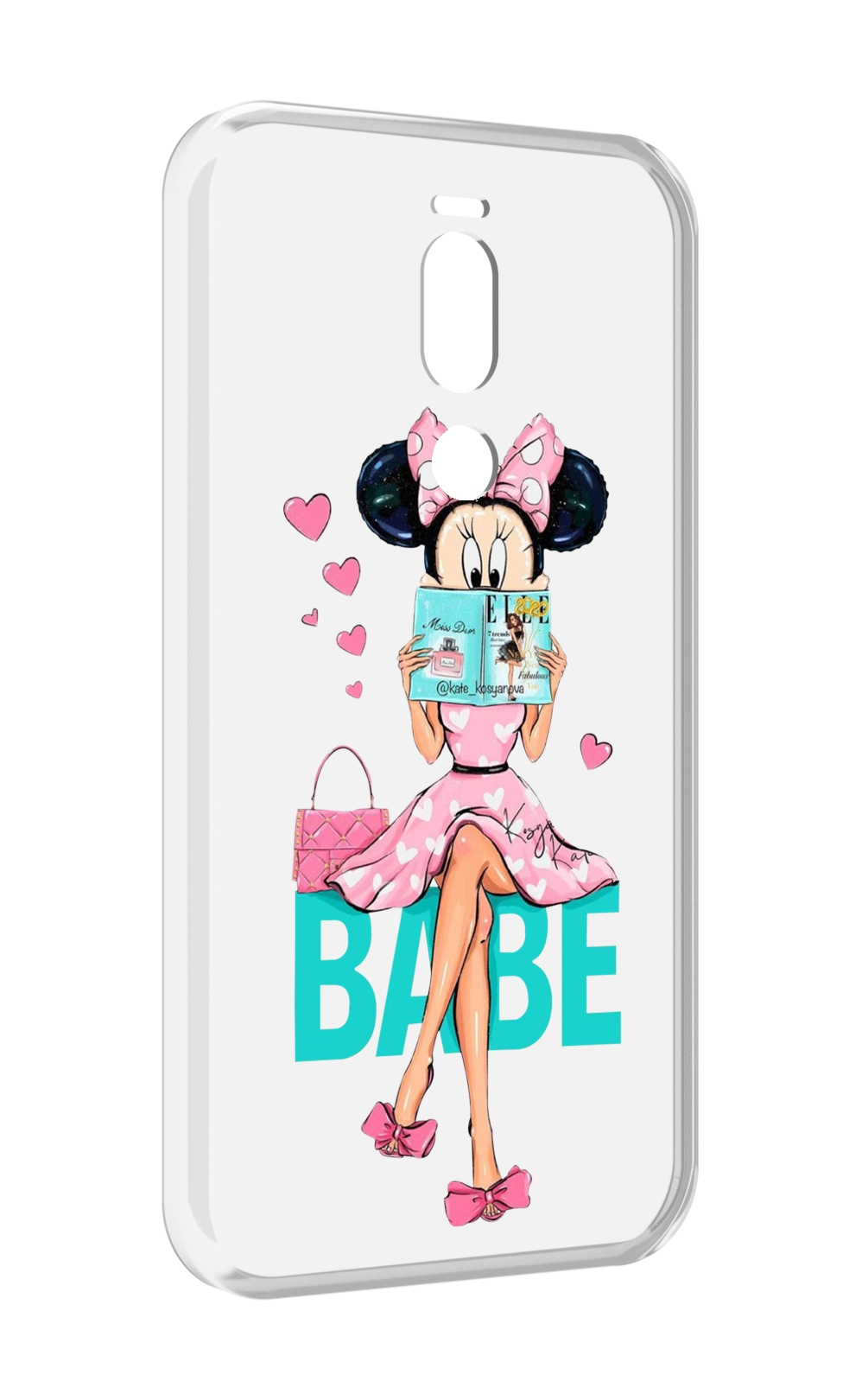 

Чехол Mypads Бейби-Микки Для Meizu X8, Прозрачный, Tocco