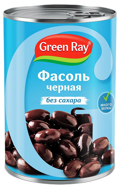 

Фасоль Green Ray черная 400 г