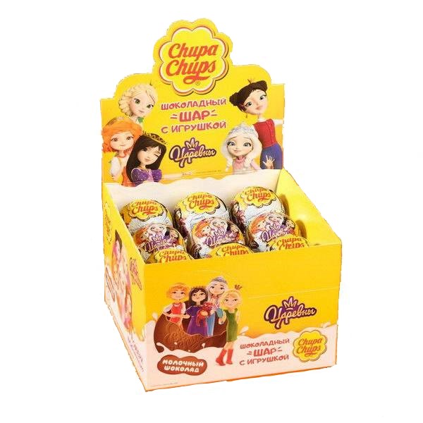 

Набор Шоколадный шар с игрушкой, Сhupa-Сhups, царевны, 360 г