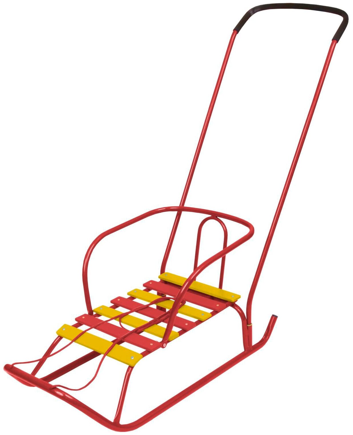 

Санки Nika Ветерок 2 красный (ручка+спинка) В2/К2 1127, В2