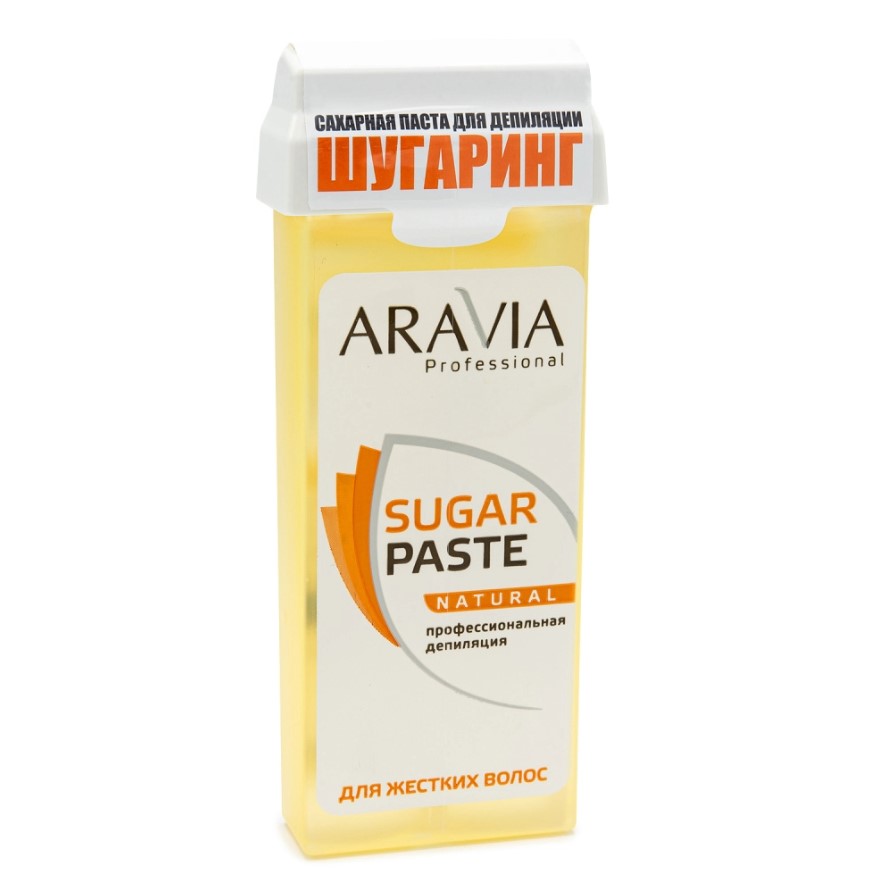 Сахарная паста Aravia Professional Натуральная в картридже 150 г сахарная паста для шугаринга мягкой консистенции натуральная в картридже