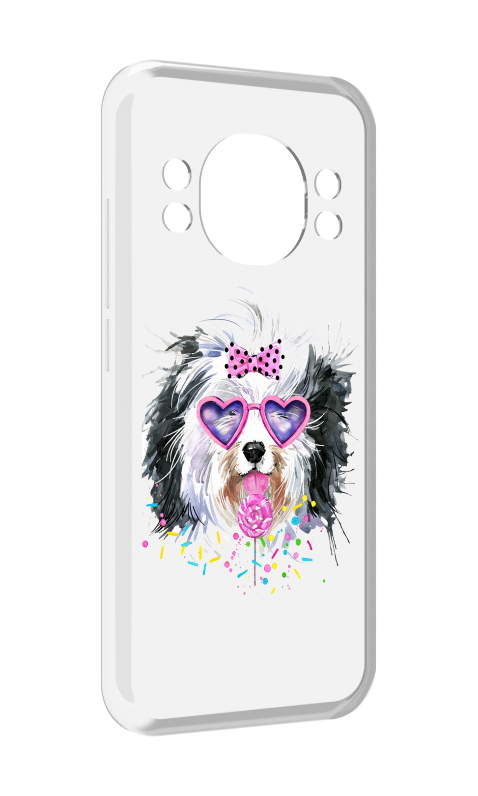 

Чехол MyPads пушистик для Doogee S98 / S98 Pro, Прозрачный, Tocco