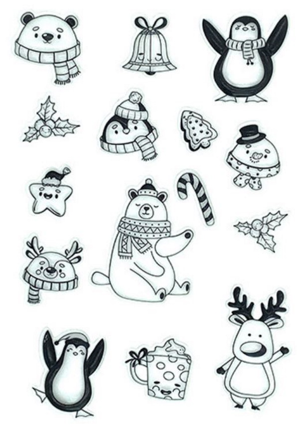 

Материалы для творчества Наклейки светящиеся в темноте. Зверушки SEW STAR С3534-06, С3534-06