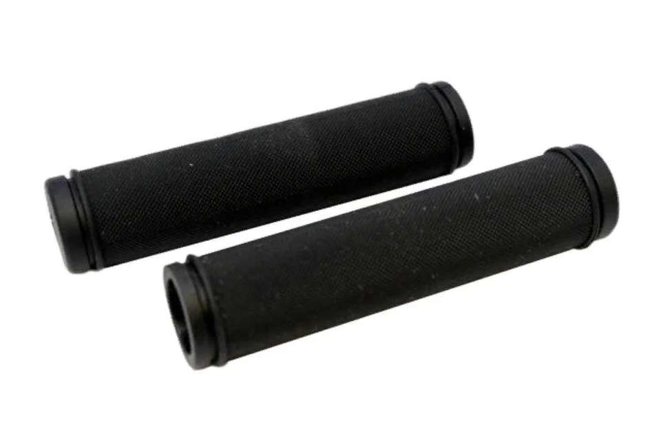 Грипсы велосипедные ручки на руль С98-130 на руль резиновые 130мм черные CLARKS