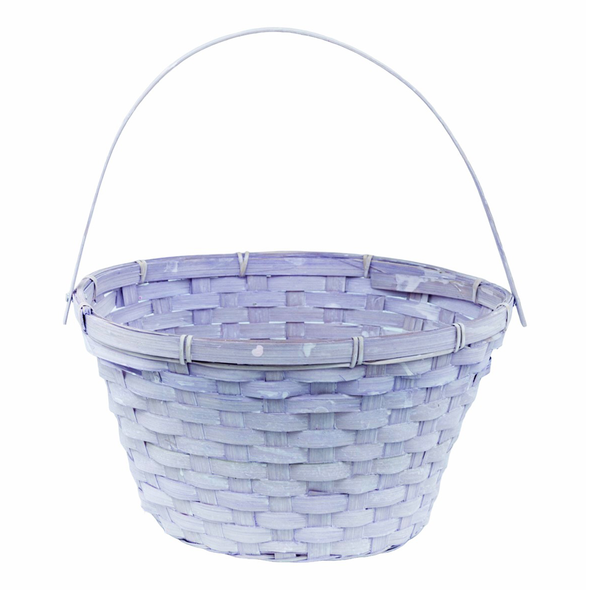 

Корзина для цветочныx композиций бамбук 28x15x31 см сиреневая