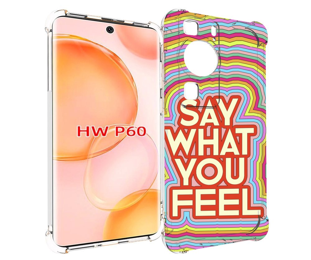

Чехол MyPads говори то что чувствуешь для Huawei P60, Tocco