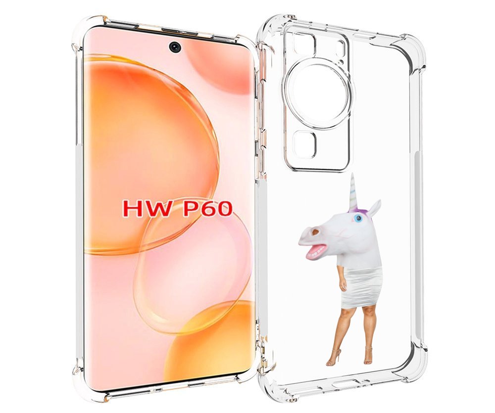 

Чехол MyPads голова-единорога для Huawei P60, Tocco