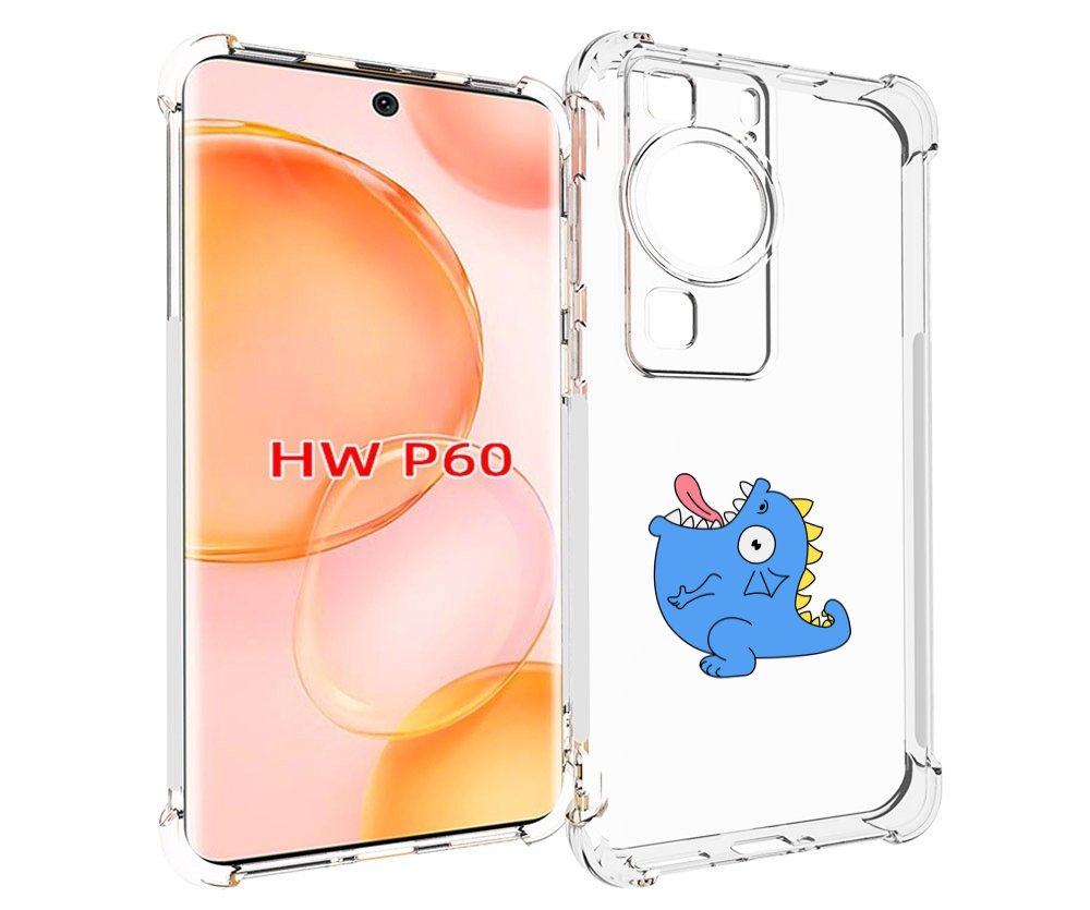 

Чехол MyPads голубая-рыбка для Huawei P60, Tocco
