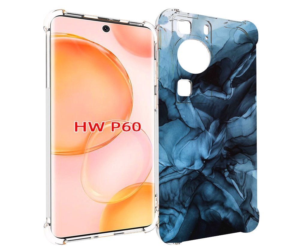 

Чехол MyPads голубой дымок для Huawei P60, Tocco