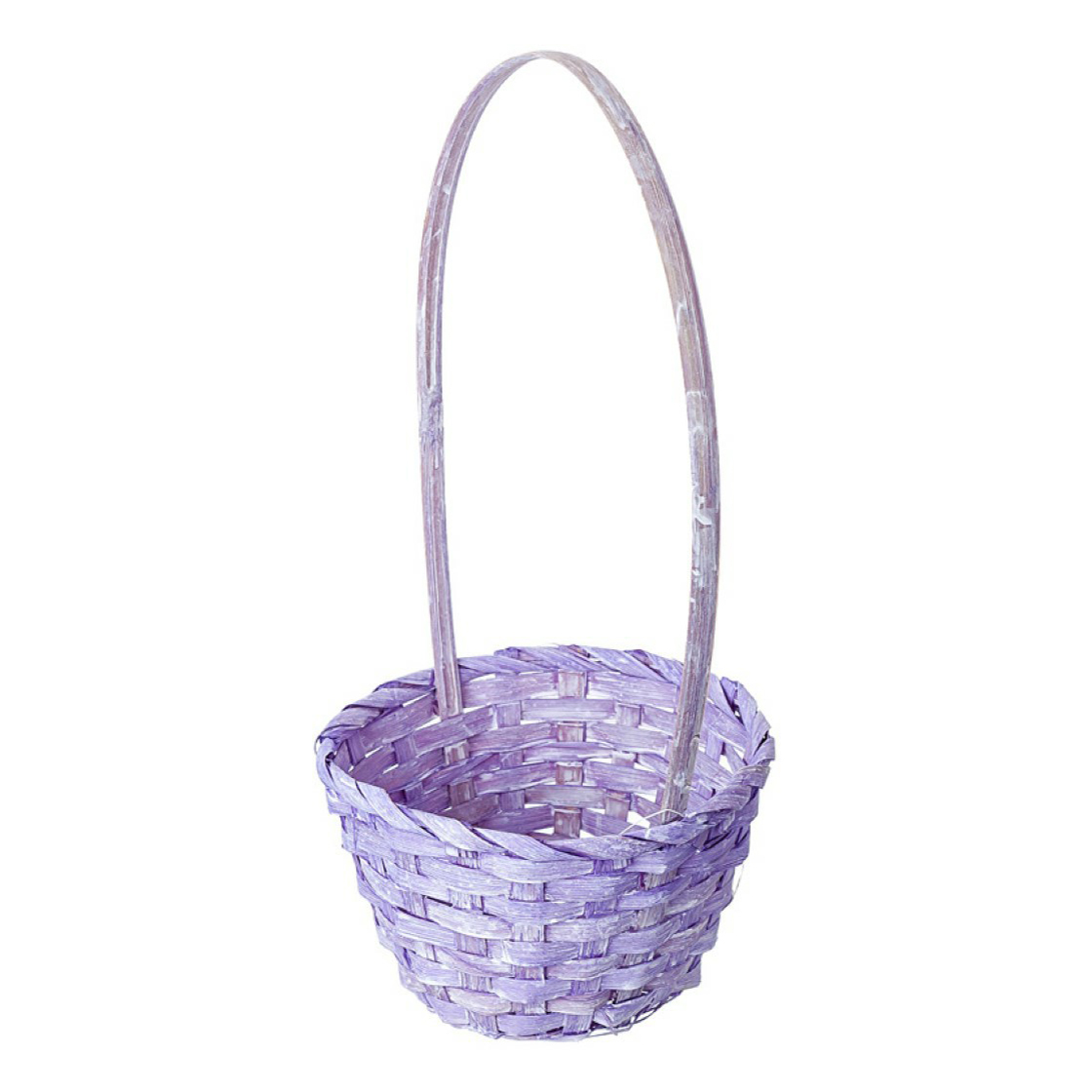 

Корзина для цветочныx композиций бамбук 15x9x31 см сиреневая
