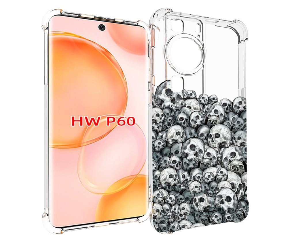 

Чехол MyPads гора из черепов для Huawei P60, Tocco