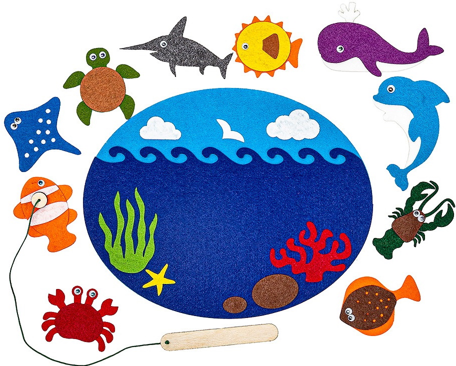 

Рыбалка из фетра Смайл-декор Smile Decor Ф800, Ф800