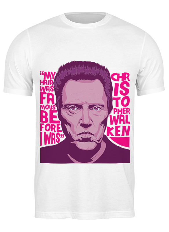 

Футболка мужская Printio Christopher walken белая 2XL, Белый, Christopher walken