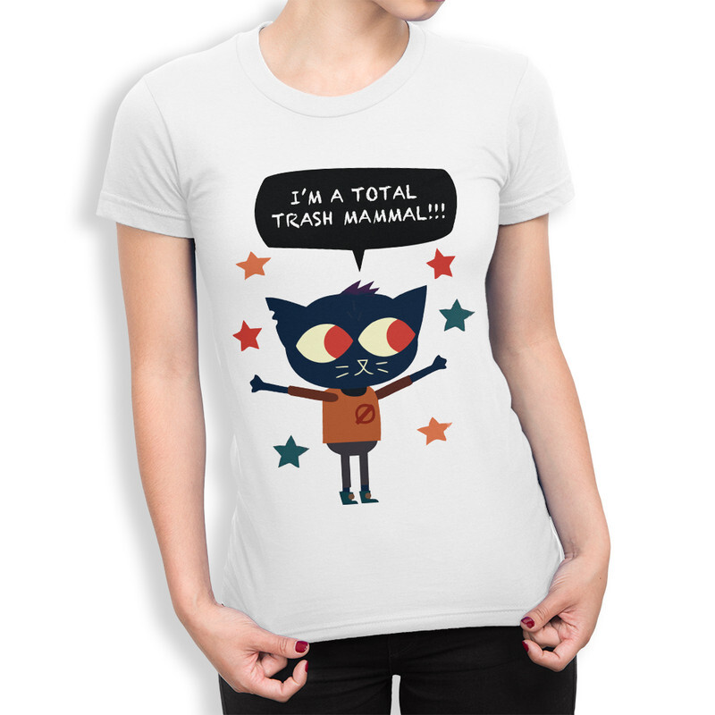 

Футболка женская Dream Shirts NITW Night in the Woods 9899316111 белая XS, NITW Night in the Woods 9899316111