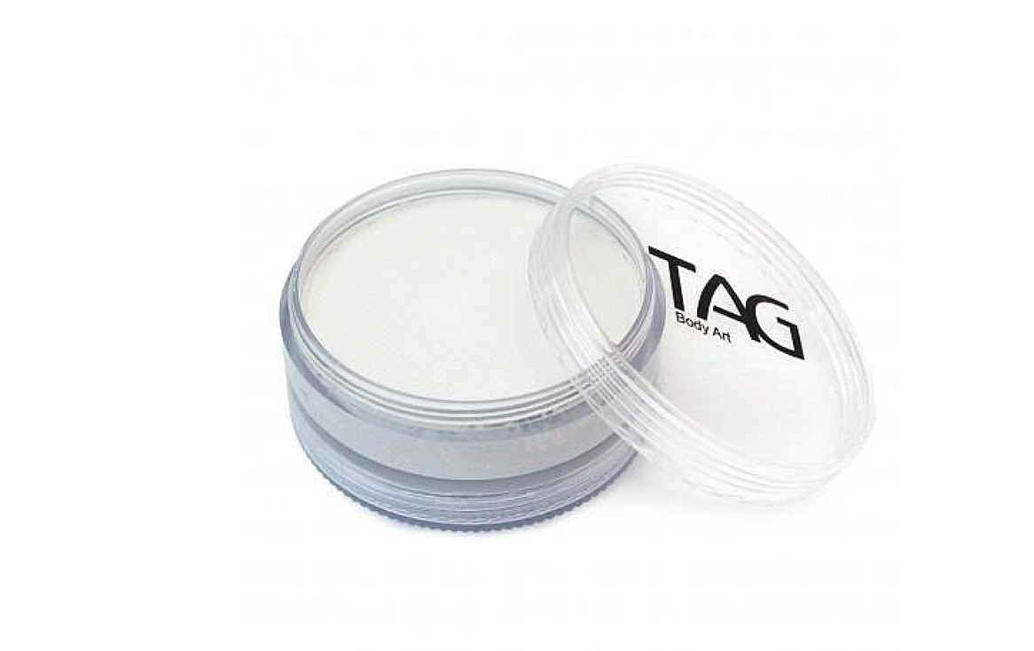 Профессиональный гипоаллергенный аквагрим TAG регулярный белый, 90г