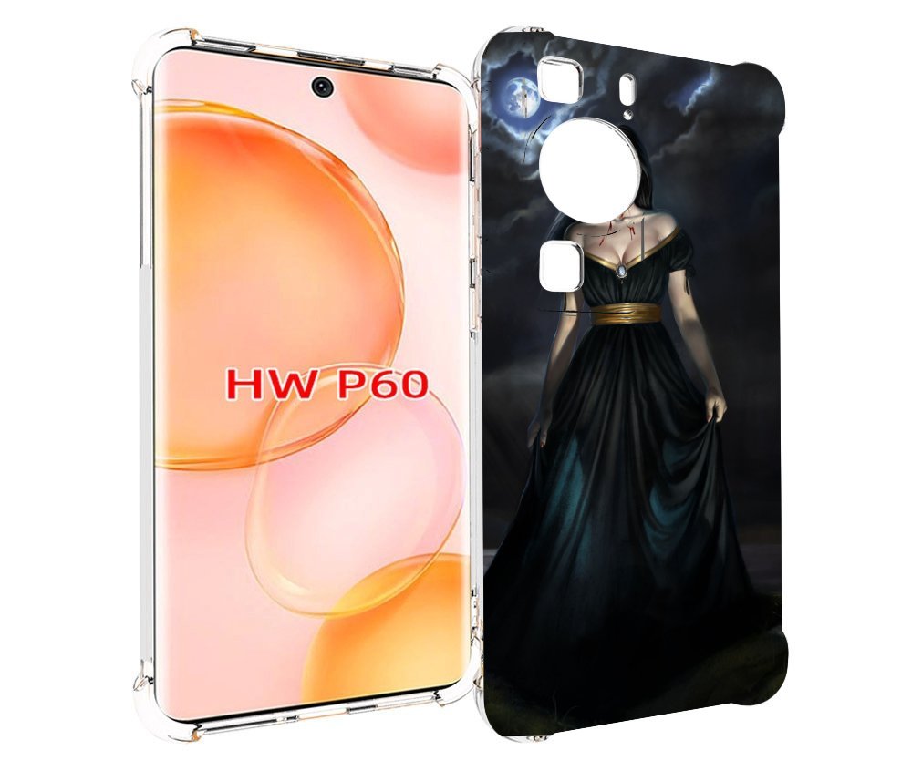 

Чехол MyPads девушка с порезом на горле женский для Huawei P60, Tocco
