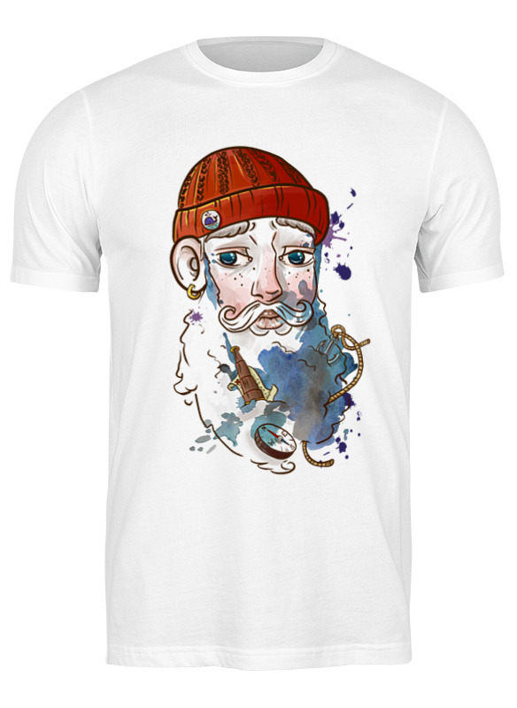 

Футболка мужская Printio Моряк белая 2XL, Белый, Моряк