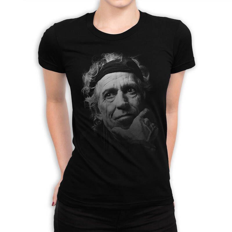 

Футболка женская Dream Shirts Кит Ричардс 989999111 черная S, Кит Ричардс 989999111
