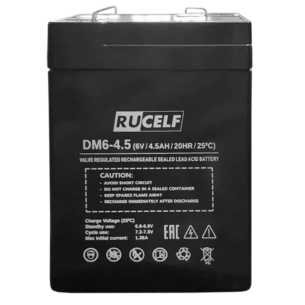 Аккумуляторная батарея RUCELF DM6-4.5