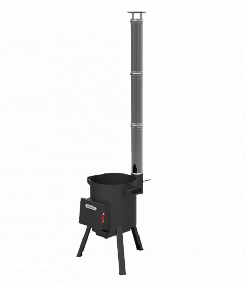 

Печь для казана Grillver Берель 400 К П-01.400.0, Черный