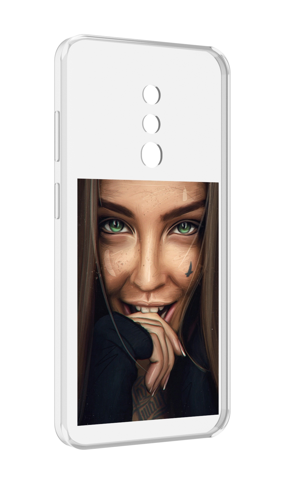 Чехол MyPads девушка улыбается женский для Blackview BV5200