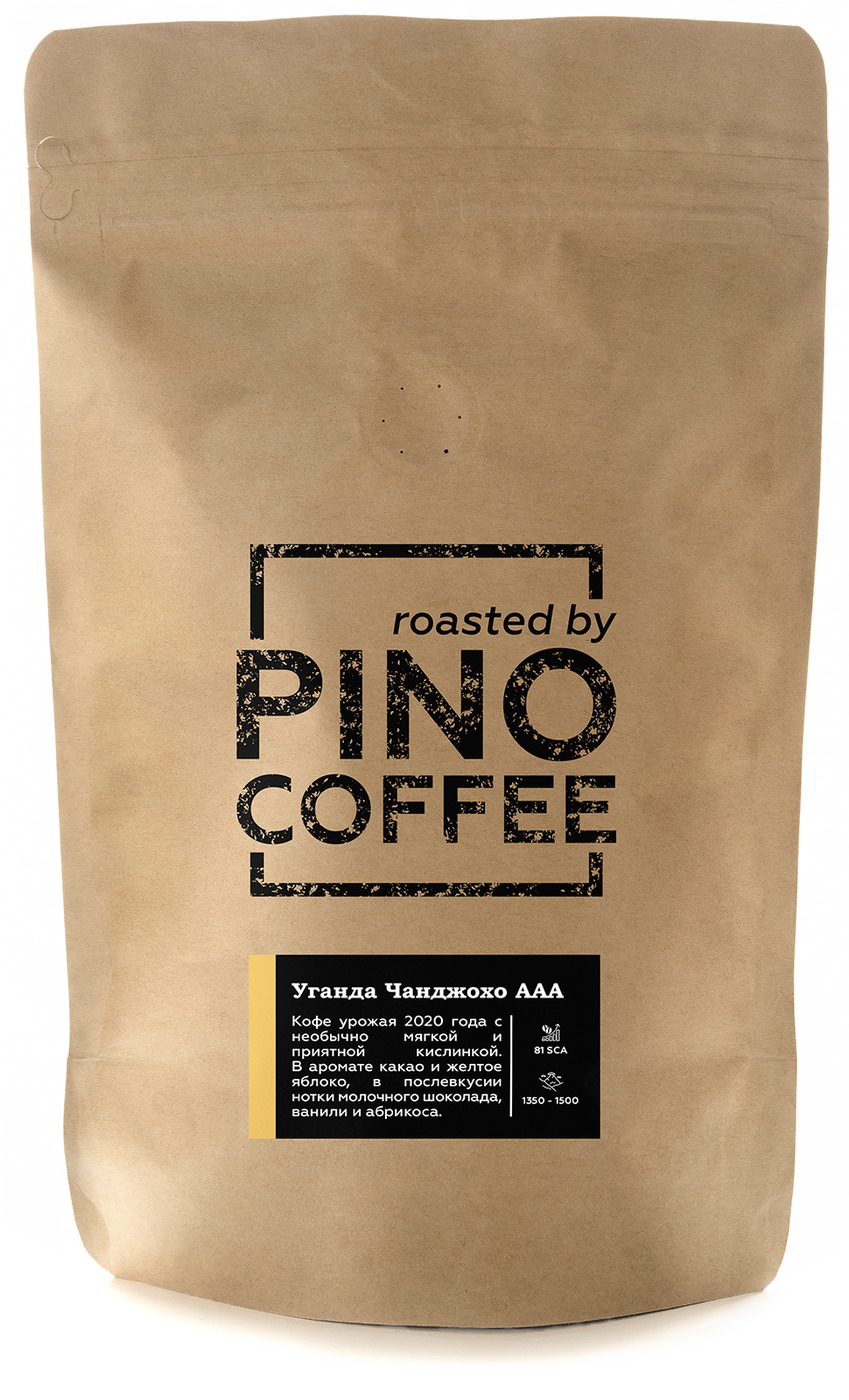 

Свежеобжаренный кофе PINOCOFFEE Уганда Чанджохо ААА Special 250 гр в зернах, Chanjojo