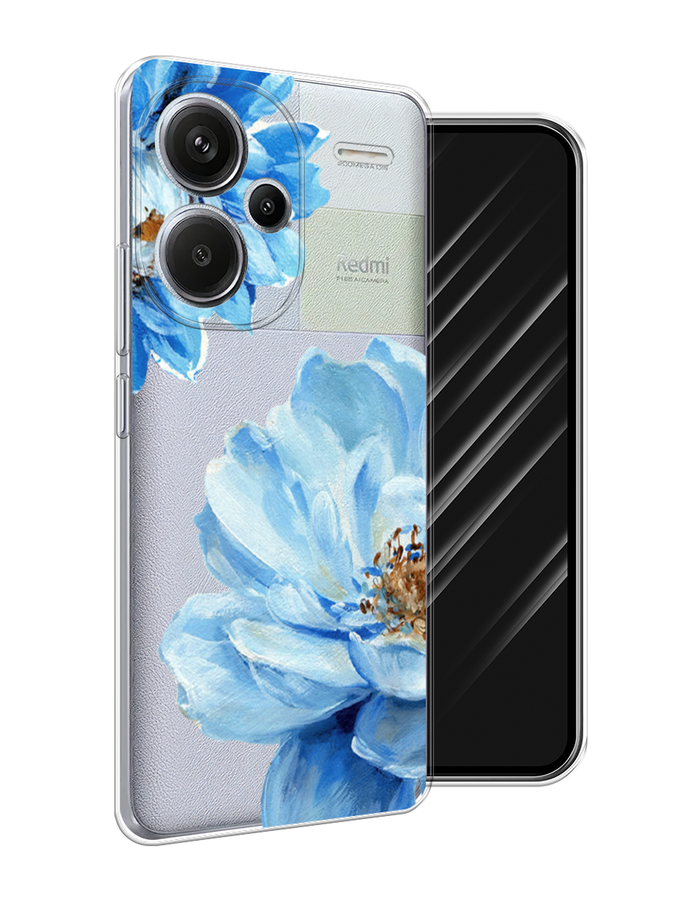 

Чехол Awog на Redmi Note 13 Pro+ "Голубые клематисы", Голубой, 320250-1
