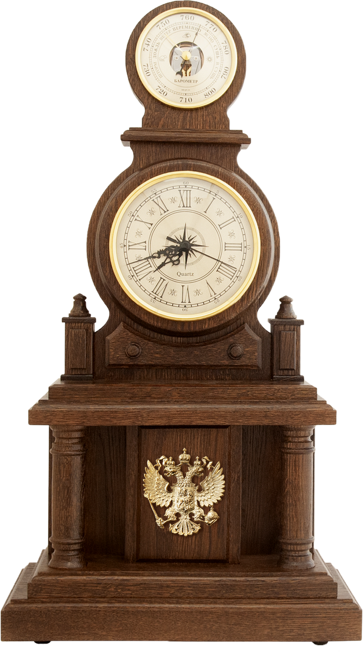 Метеостанция настольная СМИЧ БН1 часыбарометр ГЕРБ РФ 2280000₽