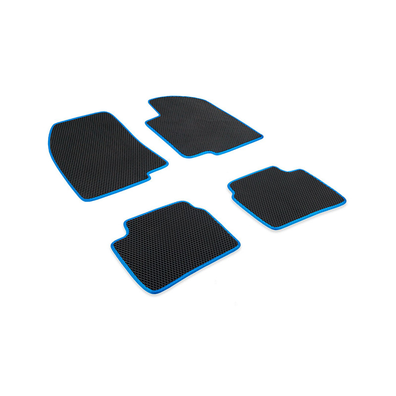 

Комплект ковриков в салон ЭВА CellMat Тойота Целика T230, черный-синий, Celica