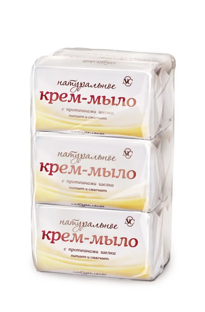 

Крем-мыло Натуральное/шелк 90г, 6 шт.