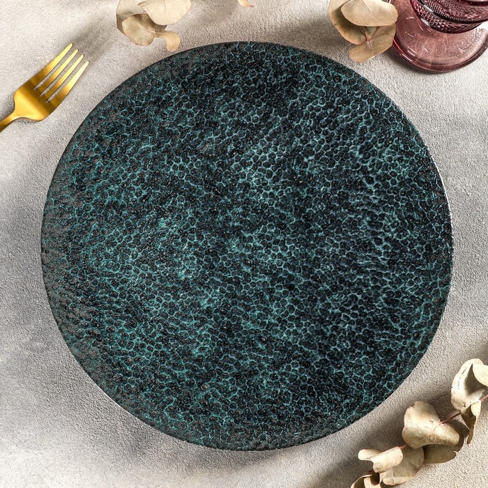 

Тарелка обеденная Moss, d=27 см, Зеленый