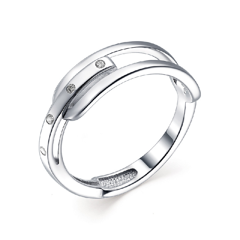 

Кольцо из серебра с фианитом р. 18.5 Yahont 230819, 230819