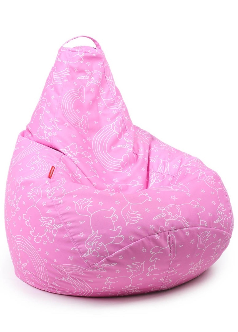 фото Кресло-мешок puff spb boss edinorog/p1284, розовый