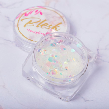 

Набор Blesk Дизайн для ногтей Чешуйки, 4 шт.