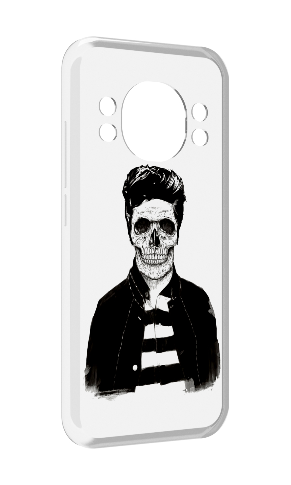 

Чехол задняя-панель-накладка-бампер MyPads скелет для Doogee S98 / S98 Pro противоударный, Прозрачный, Tocco