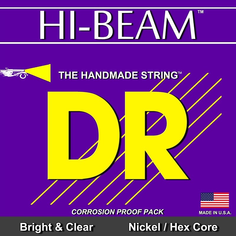фото Струны для электрогитары dr string btr-10 hi-beam