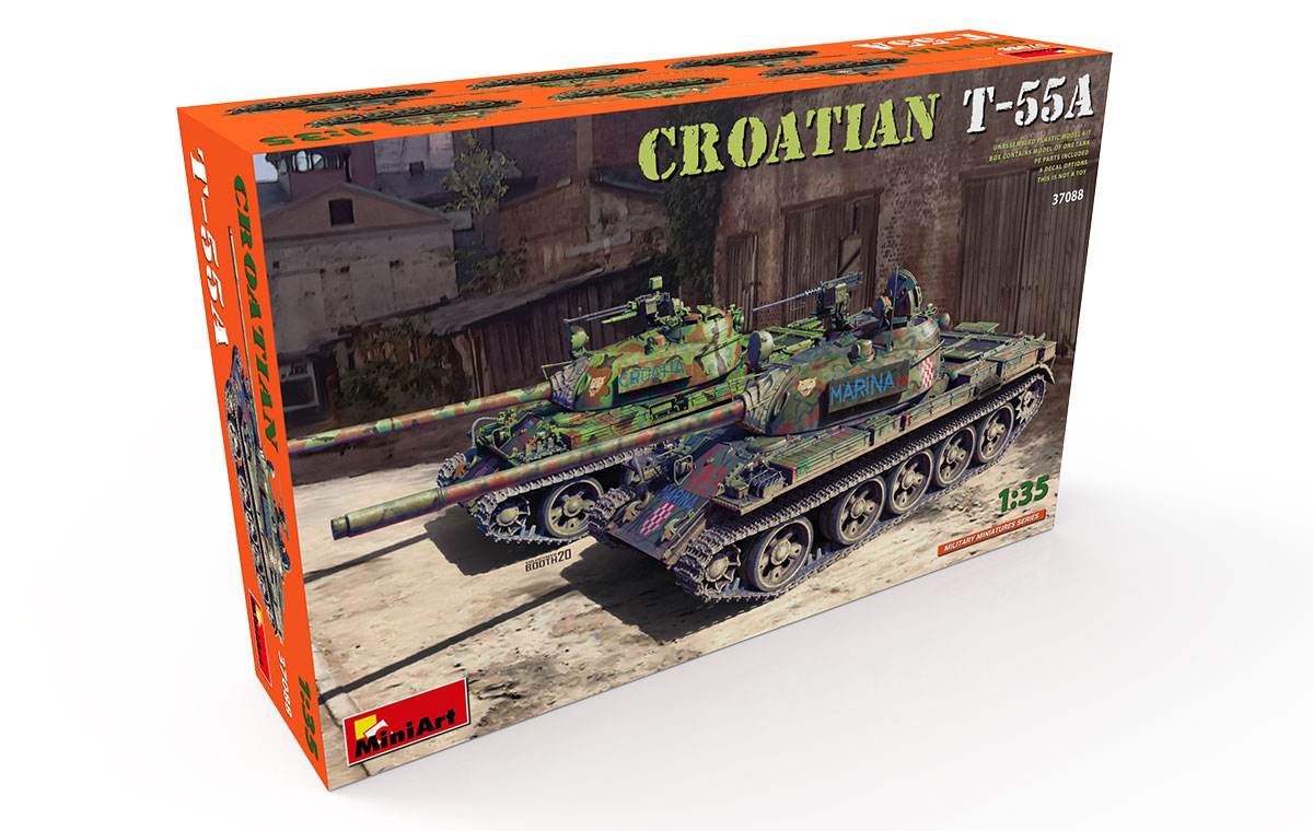 

Сборная модель MiniArt 1/35 Хорватский Т-55А 37088