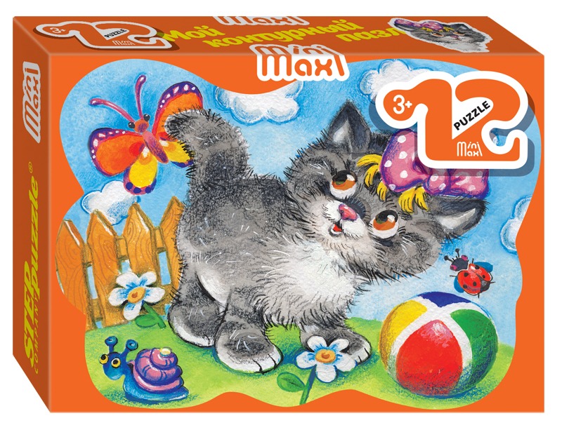 

Пазл Котик, 12 элементов Step Puzzle 87001, 87001